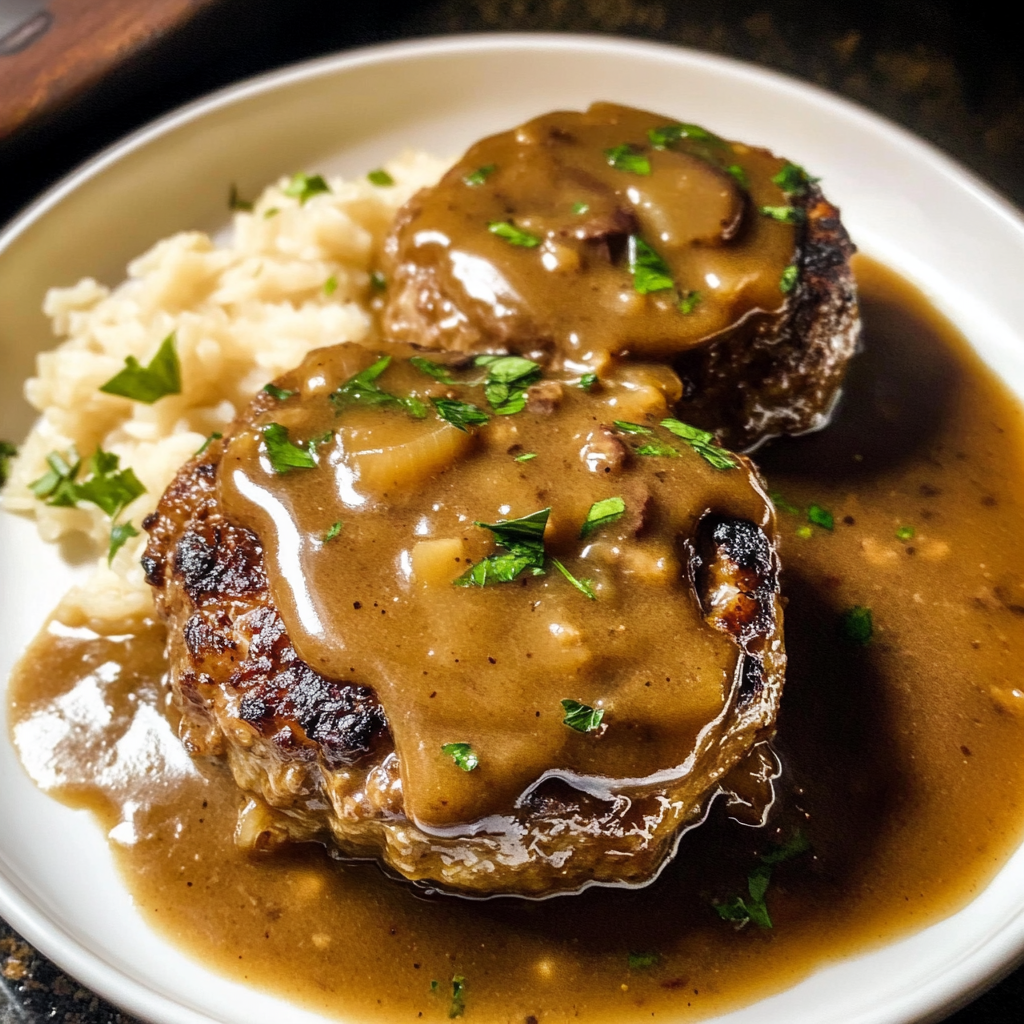 Salisbury Steak with Homemade Gravy