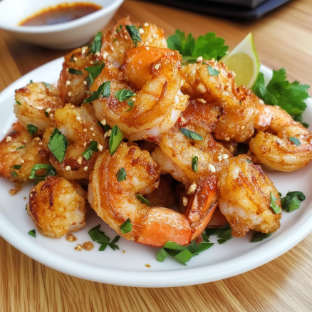 Pan-fried shrimp
