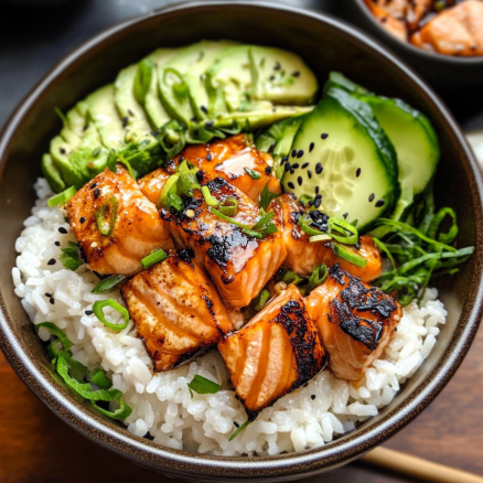 Salmon Rice Bowl