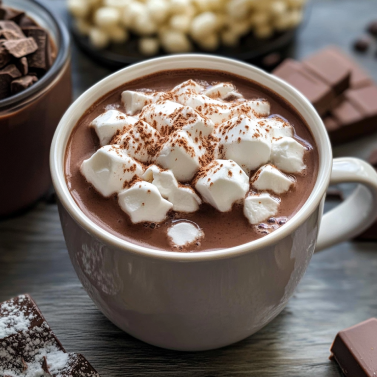 Homemade hot cocoa