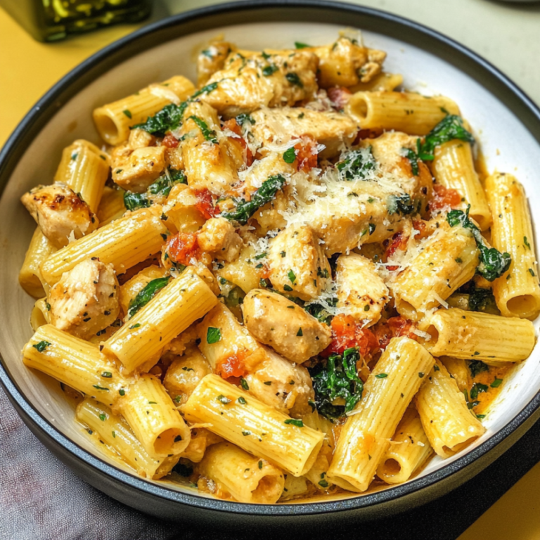 Garlic Chicken Rigatoni