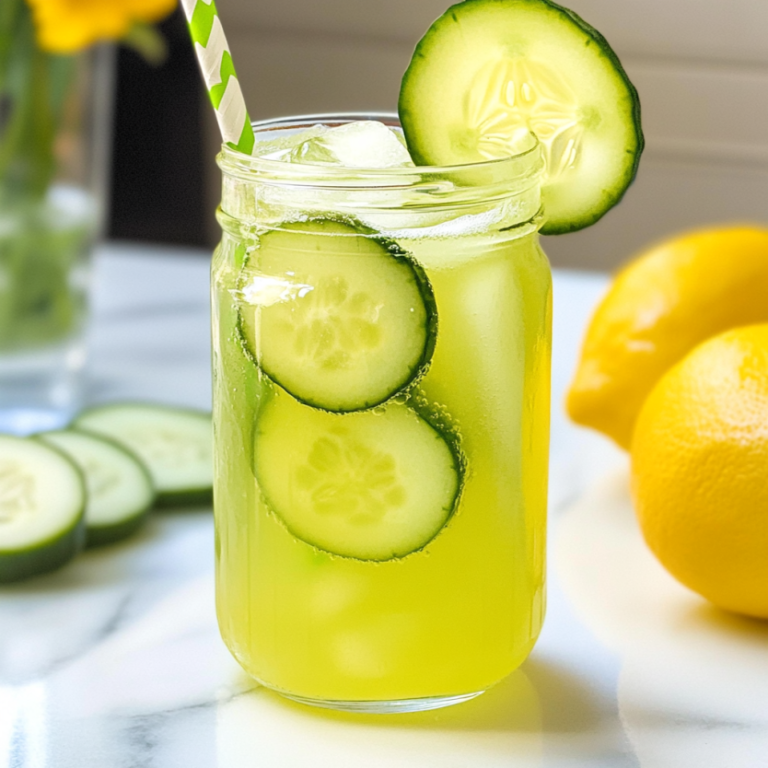 Cucumber lemonade