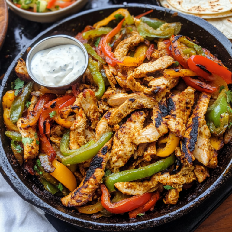 Chicken fajitas
